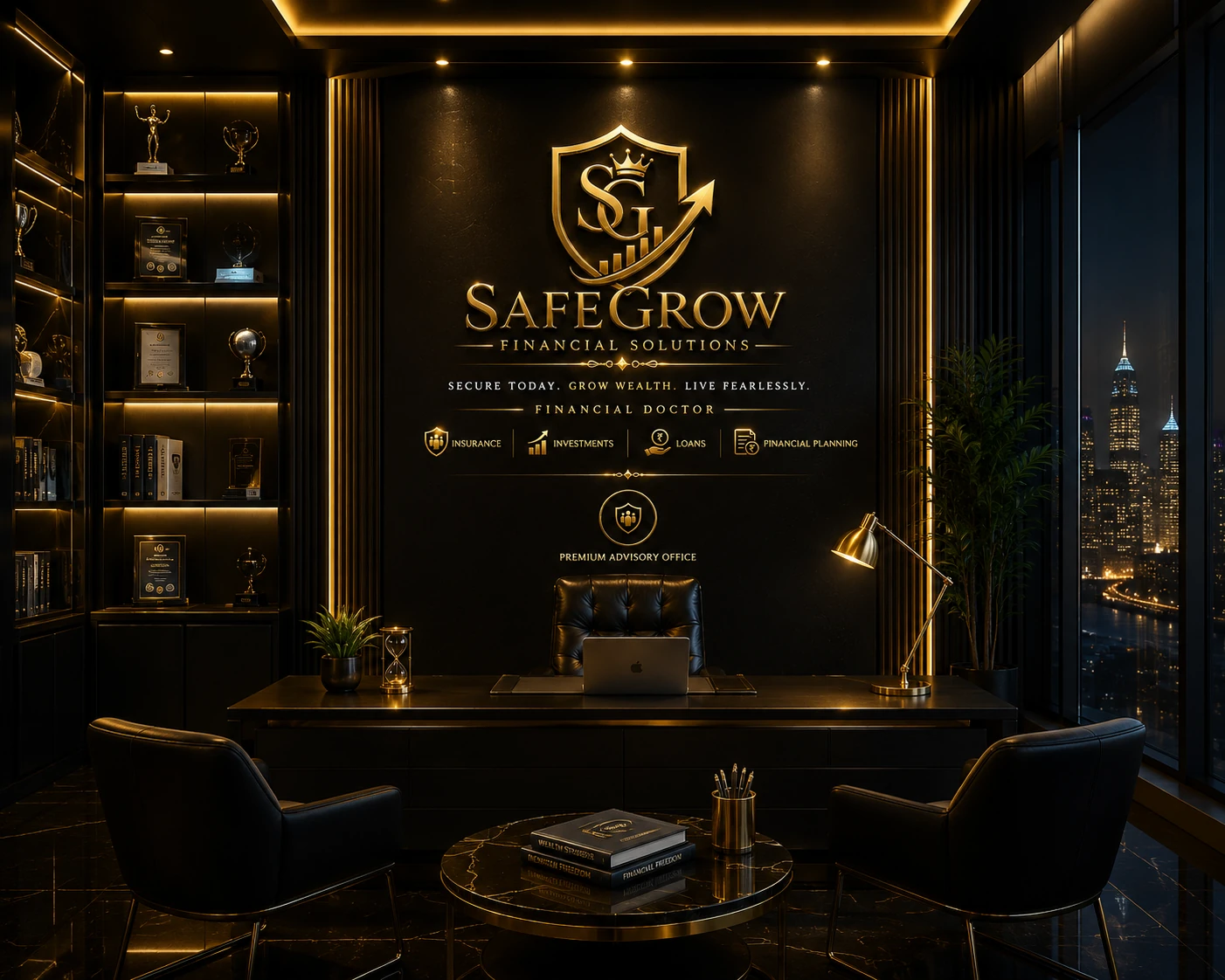 SafeGrow Financial Solutions premium advisory office